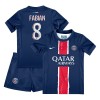 Maglia ufficiale Paris Saint Germain Fabian Ruiz 8 Casa 2024-25 per Bambino